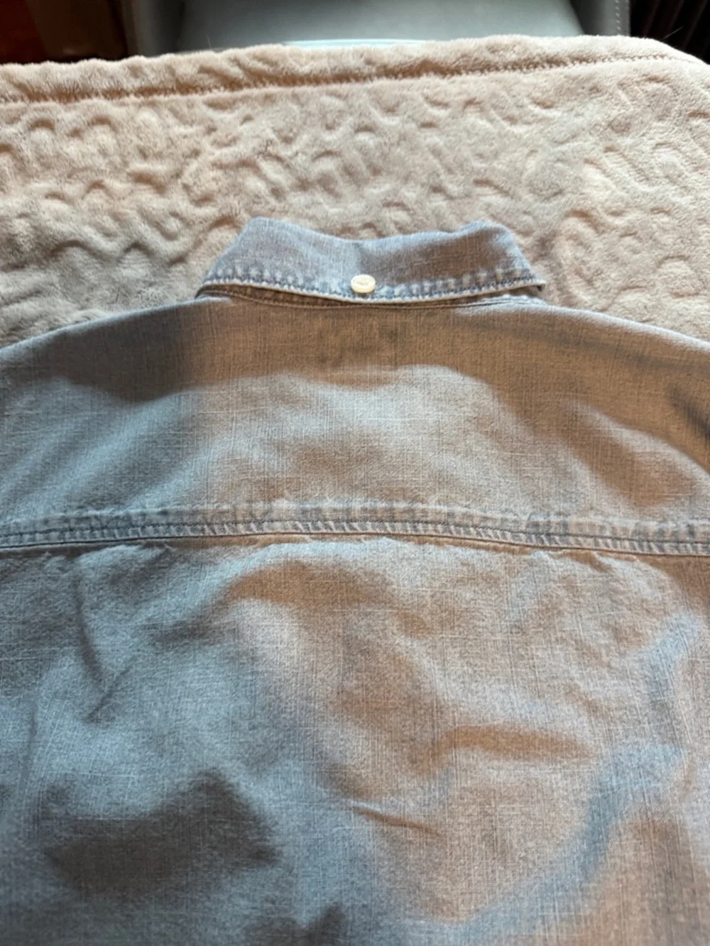 J. Crew Light Blue Denim Button-Down Shirt